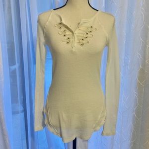 FREE PEOPLE THERMAL LONG SLEEVE TEE